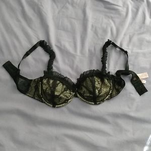 Sophie B black lace bra 36B